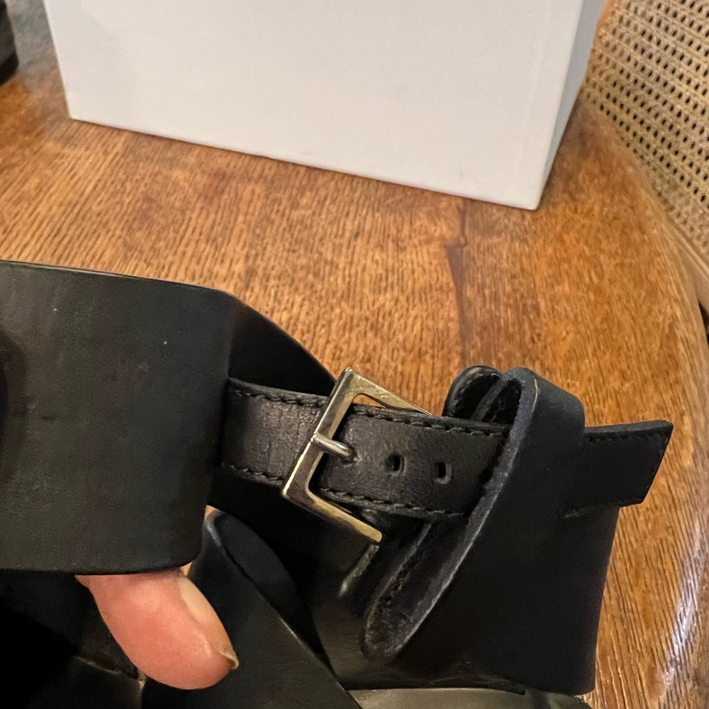Provenza Schouler black leather sandals size 38 1/2 perfect condition - Picture 3 of 7